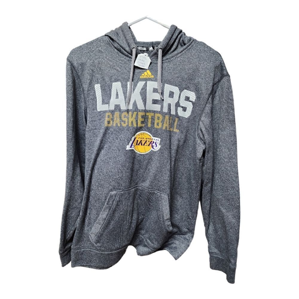 1602 - Lakers hoodie climawarm grey sz Small - like new
